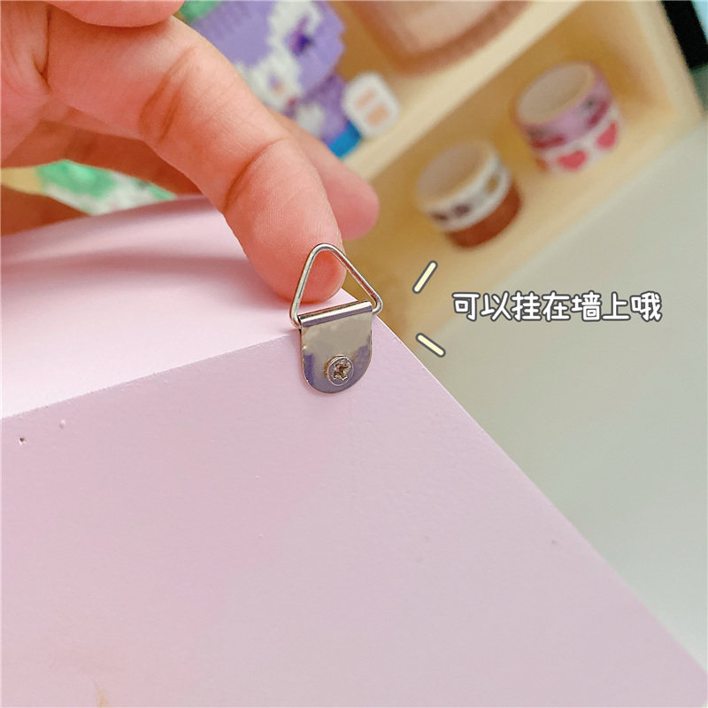 少女心桌面收纳盒化妆品双层置物架宿舍木质昭和壁挂摆件展示架子