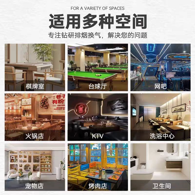 箱式静音风机离心风机新风机管道抽风机换气机排风机新风系统商用