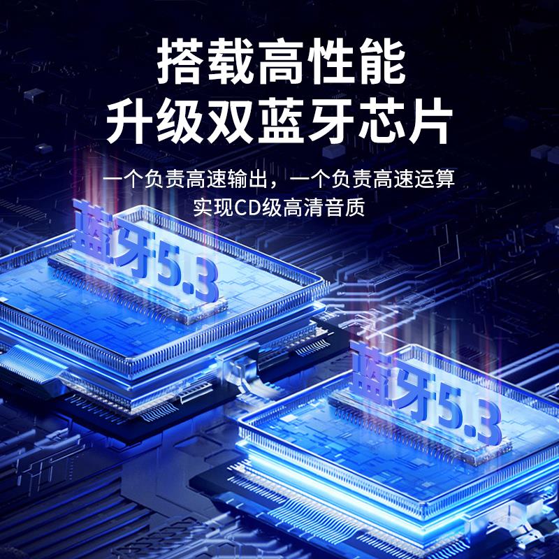 USB车载蓝牙接收器5.3汽车音响箱功放转换无线立体声音频适配模块