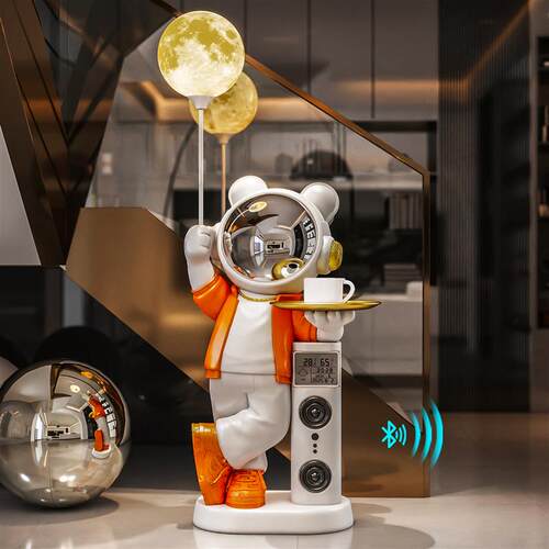 智能太空人宇航员星空灯大型落地摆件客厅软装饰品电视柜蓝牙音响