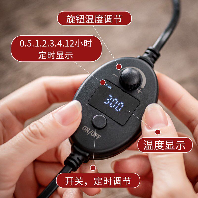 数显电子香薰炉室内定时调温恒温香炉插电创意沉香珐琅彩电熏香炉