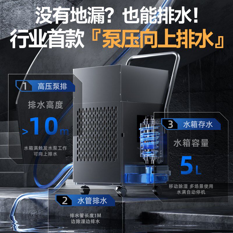 非众工业除湿机工业大功率地下室仓库防潮车间商用抽湿家用吸湿器