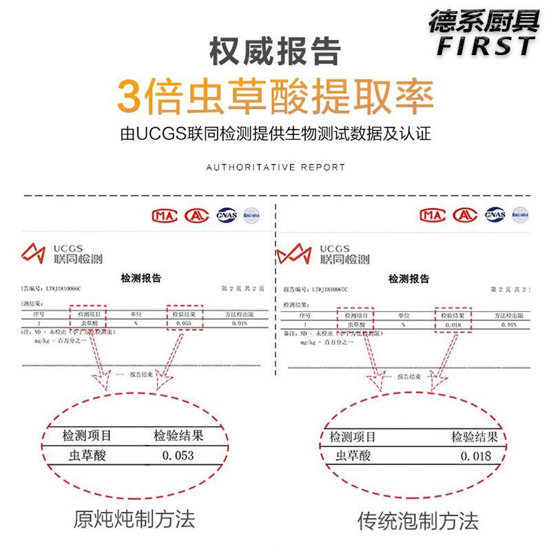 无涂层燕窝虫草专用电炖盅全自动养生炖煮壶人参多功能陶瓷电炖盅