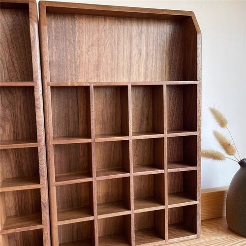 珠宝展示盒手工杂物盒古钱币器物收纳盒分类盒多功能精油多格盒子