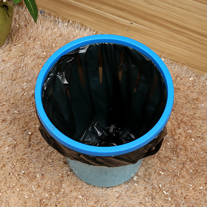中号背心式垃圾袋9卷 包邮手提式加厚家用黑色彩色塑料垃圾袋