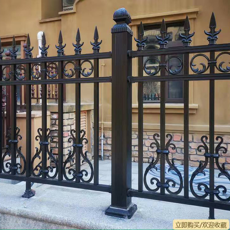 铝艺护栏围栏别墅小区家用庭院阳台铝合金护栏围墙栏杆栅栏可定制
