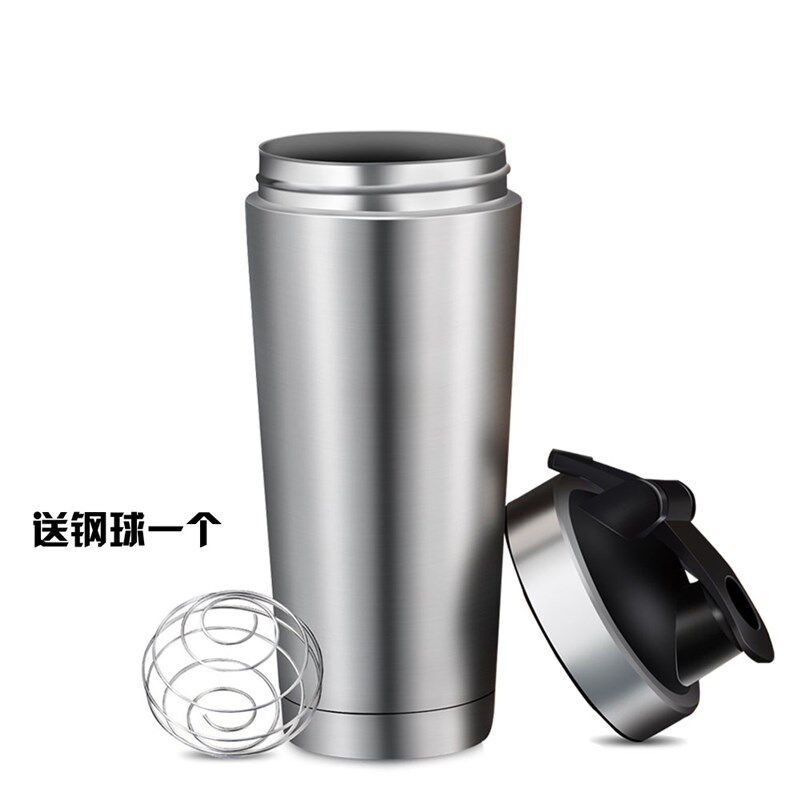 大容量双层不锈钢摇杯蛋白粉摇摇杯子健身运动水杯营养奶昔搅拌杯