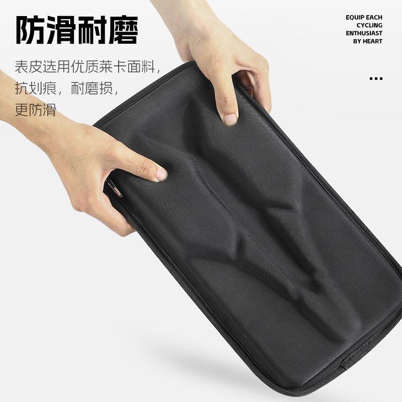 西骑者自行车后货架坐垫山地车载人舒适减震软座椅单车带儿童装备