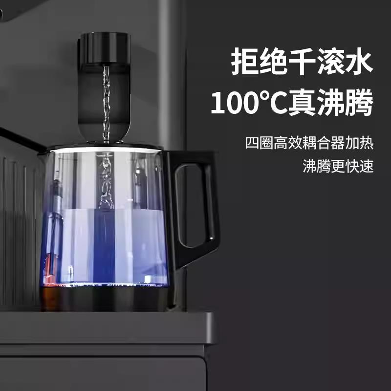 电热水壶茶炉茶吧机配件防爆玻璃蓝光烧水壶单个小五环双层防烫