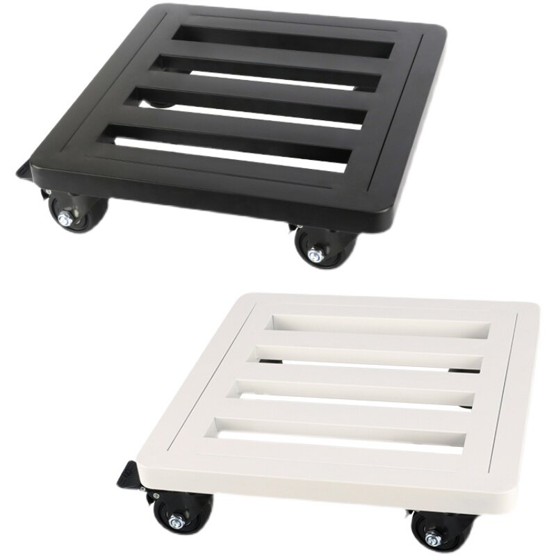 移动托盘万向轮冰箱洗衣机承重型花盆底座带轮长方形花托滑轮底托