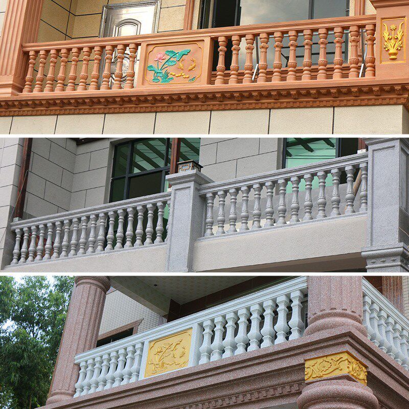 罗马柱子模具别墅阳台栏杆护栏扶手围栏塑料模板水泥现浇花瓶柱模