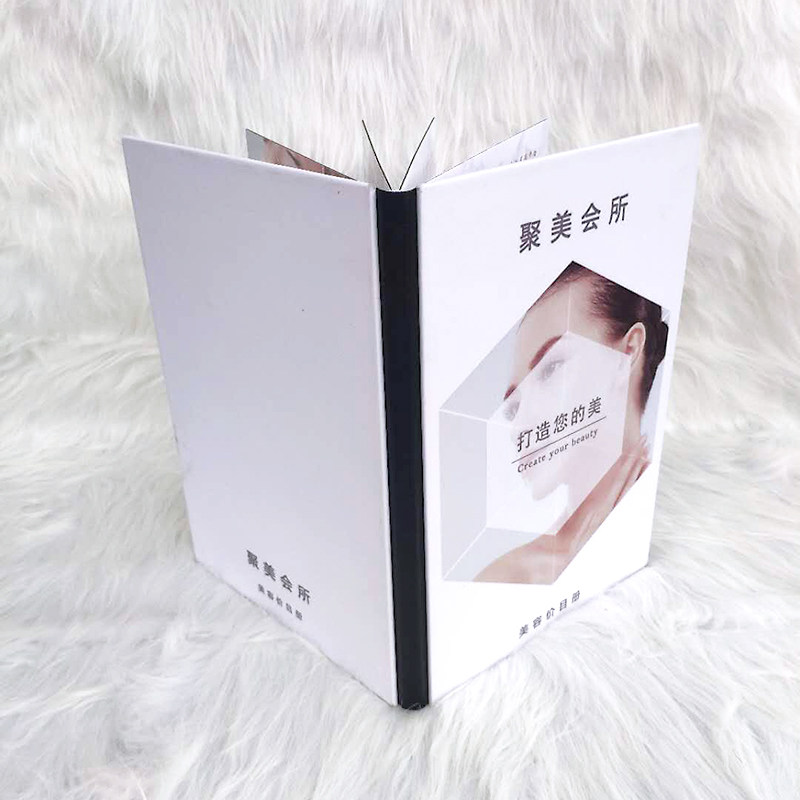 美发美容院微整半永久纹绣美甲美睫订制发廊造型高档价目格表画册