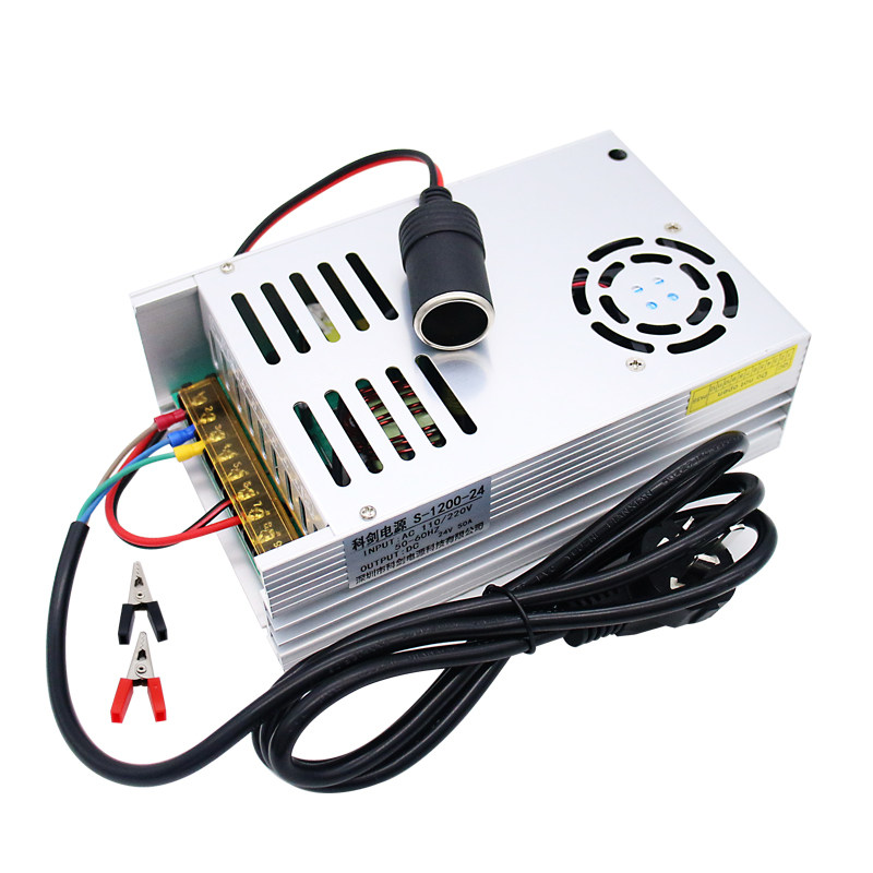 加油机220V转12V直流变压器100A大功率24V50a1200W功放电源转换器