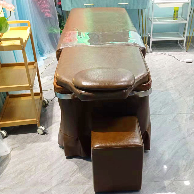 头疗洗头床理发店专用恒温水循环美容美发床多功能洗头美容一体床