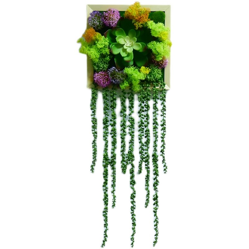 仿真植物壁挂绿植墙面装饰 北欧风格墙体墙壁装饰花餐厅挂画立体