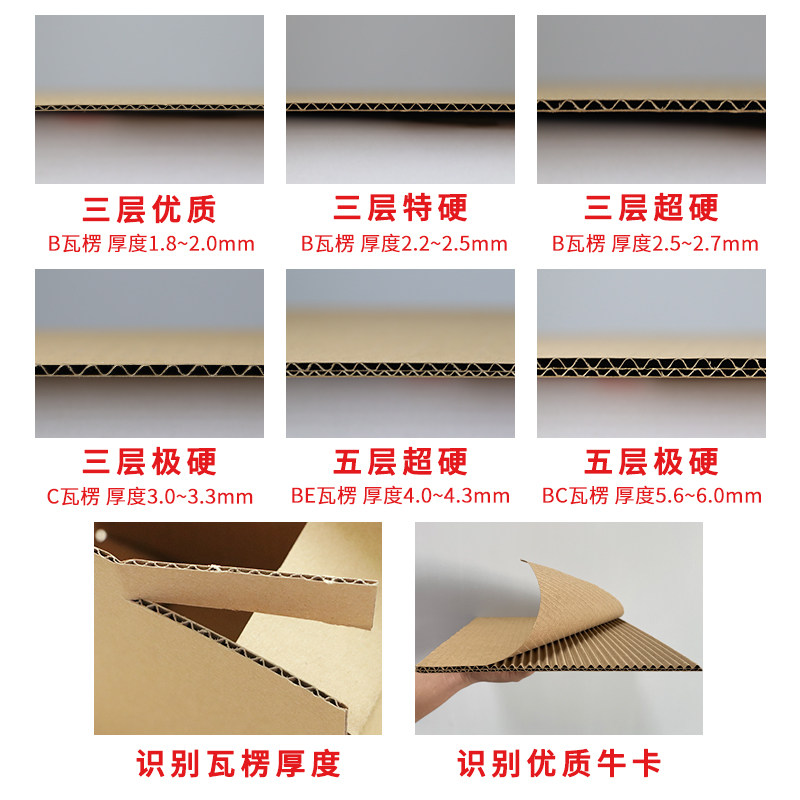 快递纸箱纸盒子重庆邮政包装盒淘宝加厚特硬打包物流搬家瓦楞