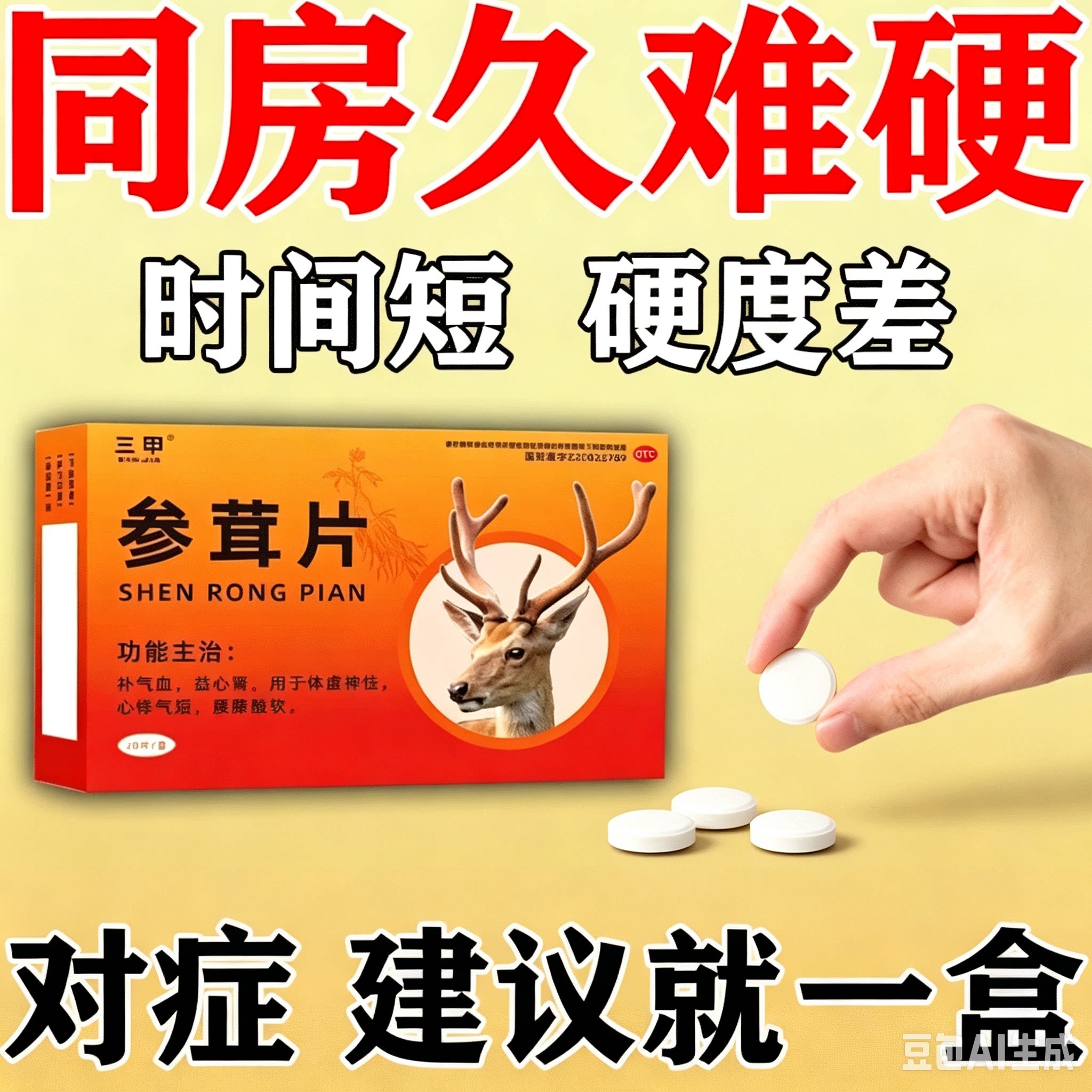参茸珍宝片补肾补气益心肾助阳男滋补血正品体虚腰膝酸软心悸气短