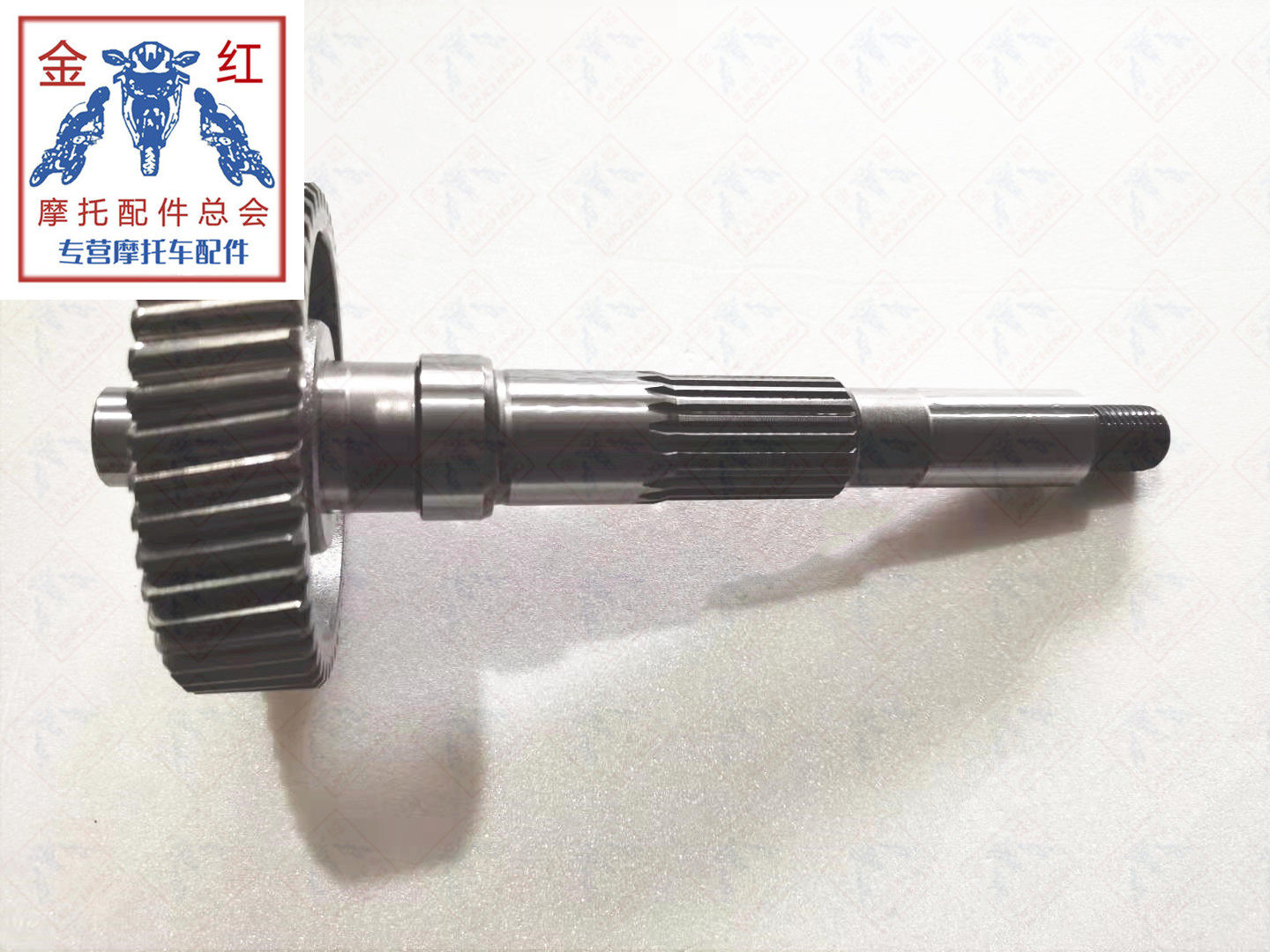 适用金城JC200T-7草蜢/150T-7E/T-6欧宝路二代后轮轴总成