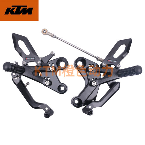 KTM790/890DUKE升高脚踏DUKE250/390竞技升高脚踏铝合金RC390改装