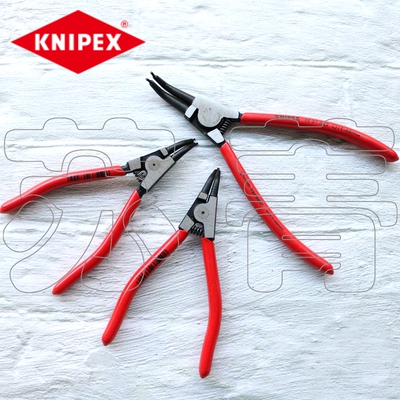 德国原装凯尼派克KNIPEX 45弯嘴外卡簧钳4631A02/A12/A22/A32