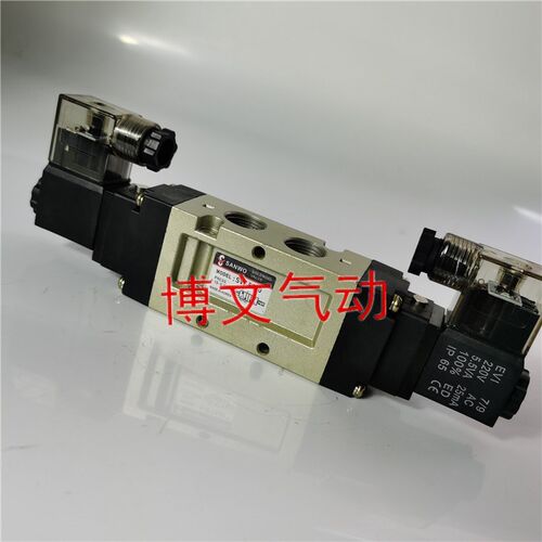 SVF5220电磁阀AC220V DC24V二位五通双电控换向阀