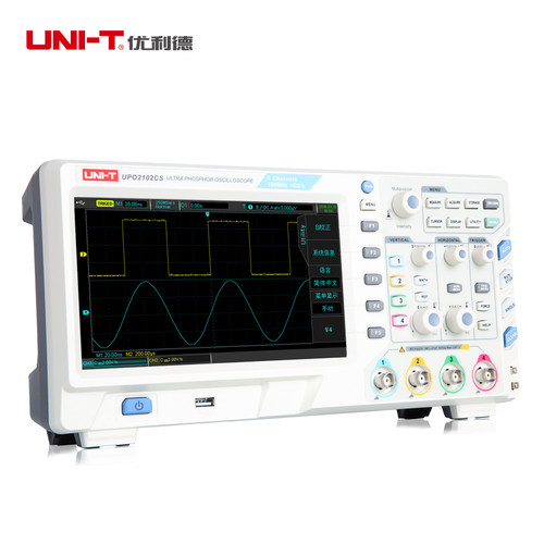 优利德UPO2102CS/UPO2104CS四通道数字存储荧光示波器 100MHZ带宽