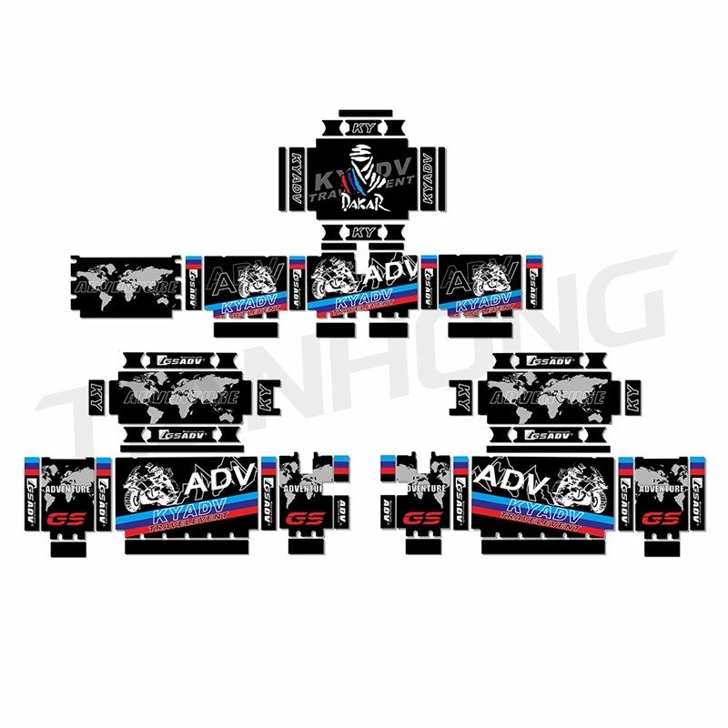 适用于摩托车凯越400X 500X 525X三箱边箱反光防水版画贴纸贴花
