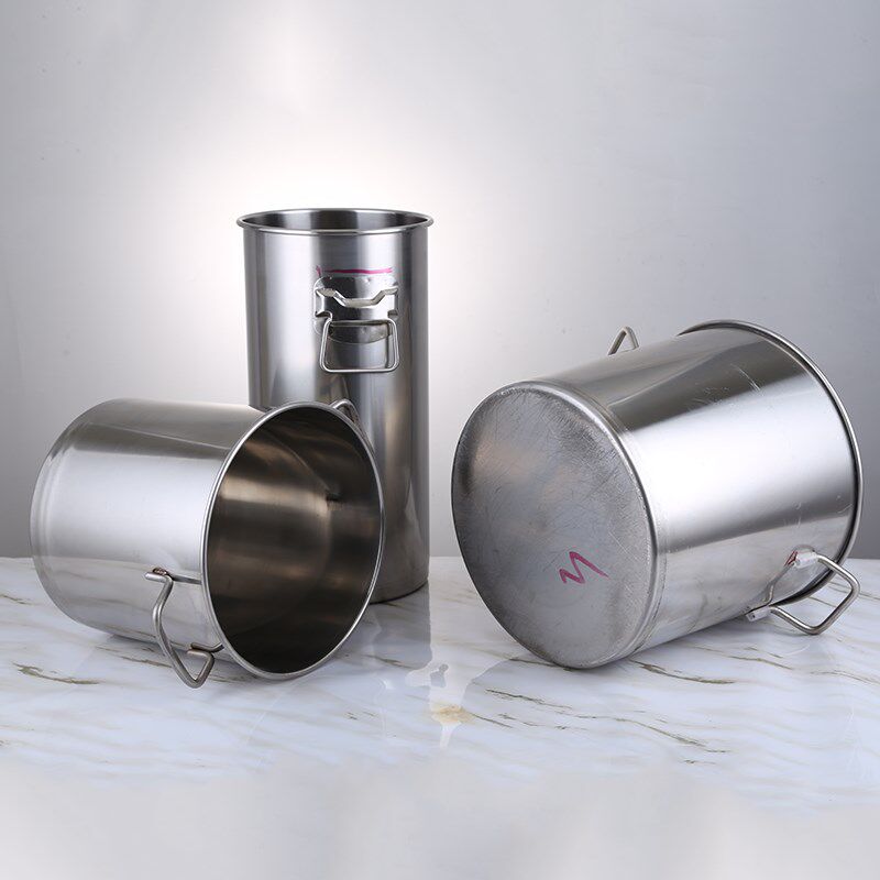 不锈钢桶圆桶带盖商用加厚煮茶器面锅奶茶店设备器具工具材质汤桶