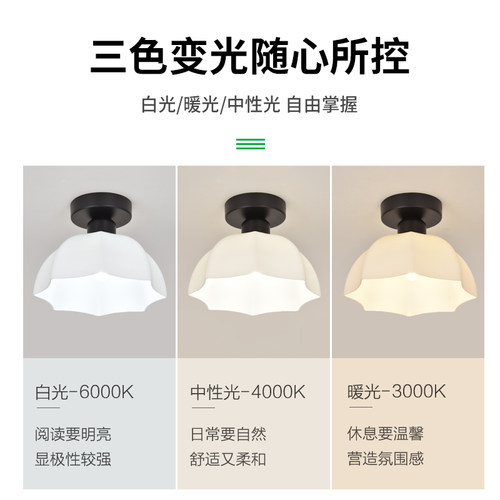 走廊灯走道灯LED吸顶灯现代简约楼梯灯具创意入户玄关阳台灯Z271