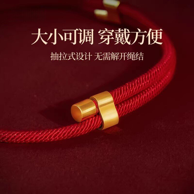 新年高颜值宠物项圈猫狗长命锁猫项链脖子红色小型犬过年铃铛可爱