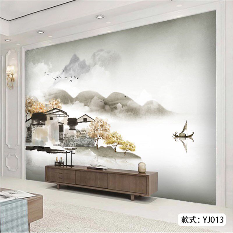 竹木纤维电视背景轻奢北欧现代简约仿大理石墙护墙板碳晶板集成