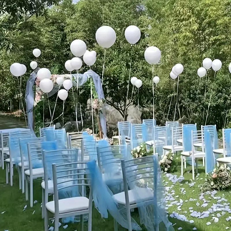 婚庆纱幔结婚用品楼梯扶手装饰纱雪纱婚房布置拱门纱拉花彩带花球