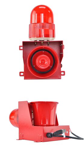 天冠TGSG-01T工业语音声光警报器220v堆高机行车提示器警报灯大功