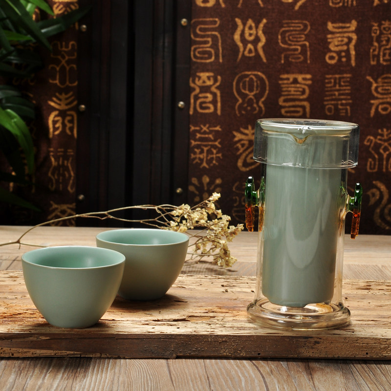 汝瓷红茶泡茶器哨子汝窑茶壶茶杯耐热玻璃陶瓷功夫茶具绿茶冲茶器