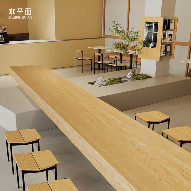不锈钢卡座沙发桌椅组合奶茶店轻食店咖啡快餐火锅店简约工业风