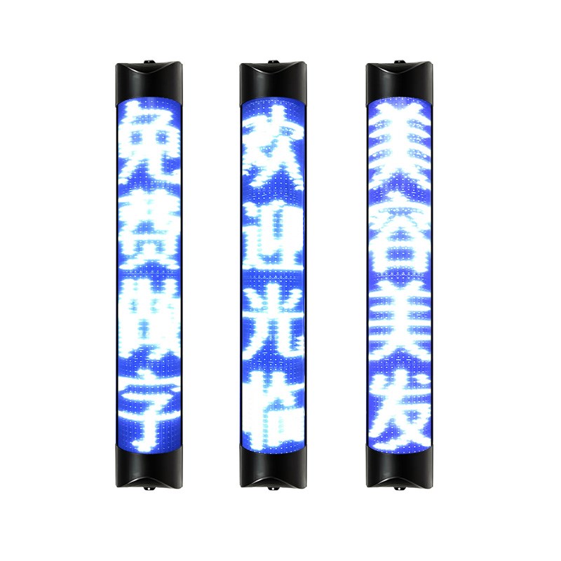理发店转灯挂墙美发转灯led发廊专用灯出字防水网红潮店超亮灯箱