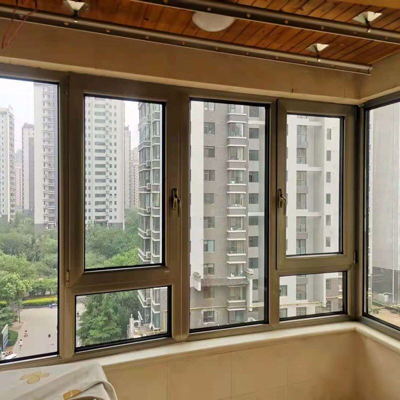 断桥铝门窗 隔音窗户封阳台 铝合金平开窗 维修各种门窗更换玻璃