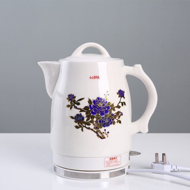 景德镇陶瓷电热水壶青花烧水壶泡茶煮水壶日用家用茶瓷壶自动断电