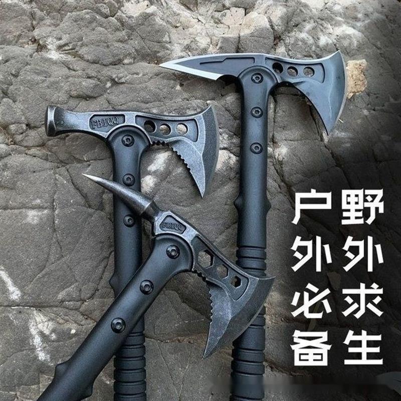 工兵斧砍骨刀砍树斧头刀防身特种兵多功能手斧头刀开刃野外生存