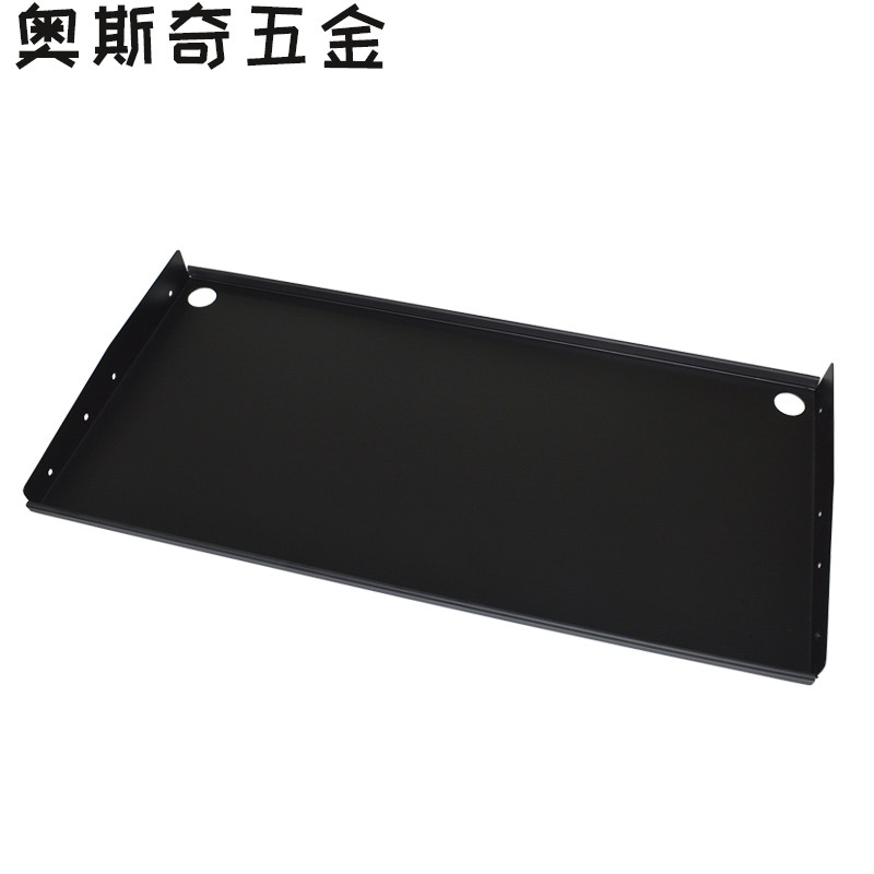 办公桌钢制键盘托架支撑架电脑键盘抽屉托盘桌底板托二节导轨吊装