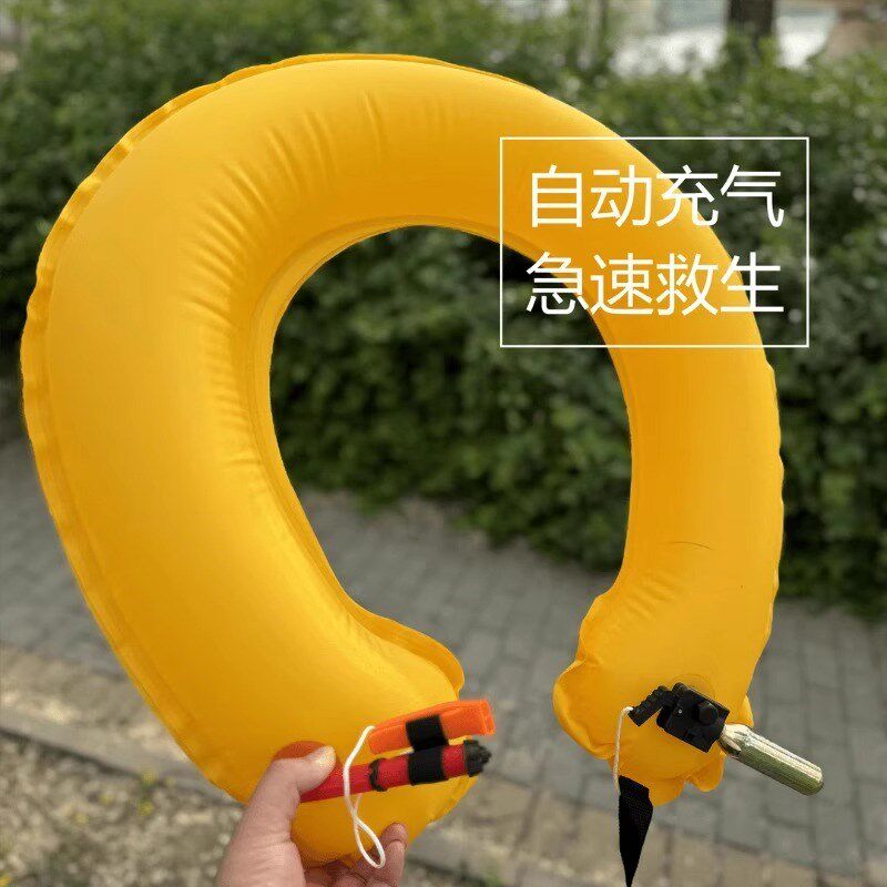 落水保自动充气救生圈带汽车破窗器便携式车用落水宝车载浮力衣包