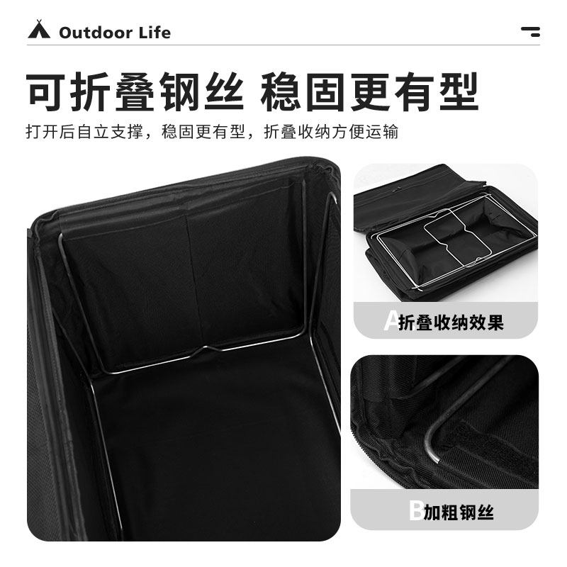 户外战术收纳包野营收纳箱露营野炊储物大容量多功能餐具包手提袋