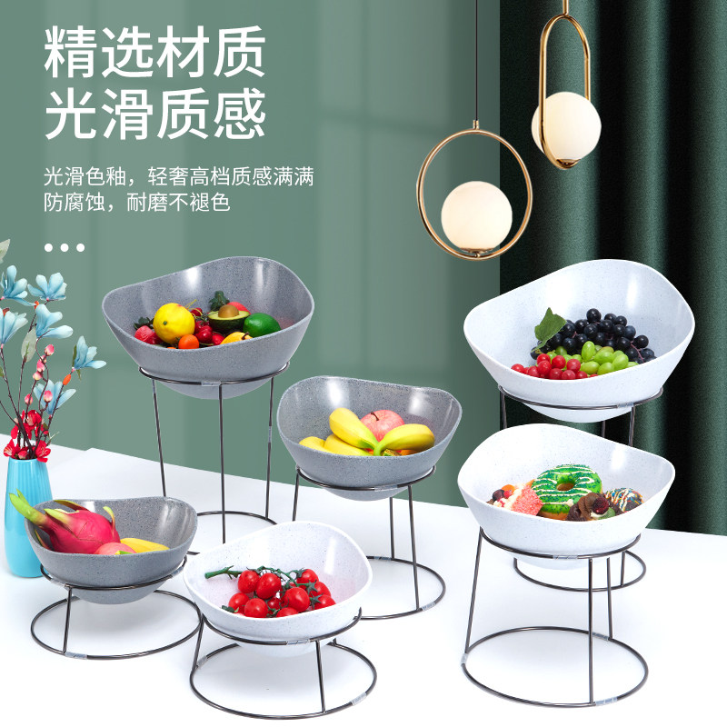自助餐甜品台展示架冷餐器皿摆件茶歇摆台创意陈列水果沙拉碗商用