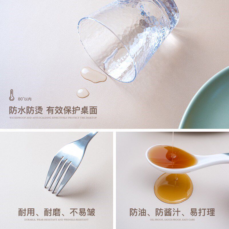皮革鼠标垫转角书桌垫防水耐脏办公桌面垫弧形l型拐角学习桌桌垫图片