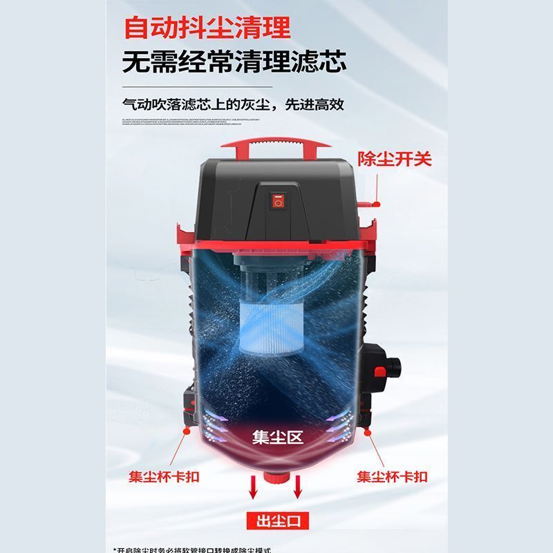 洗车店专用汽车美容吸尘器大功率大吸力挂式洗车机家用挂壁洗车机