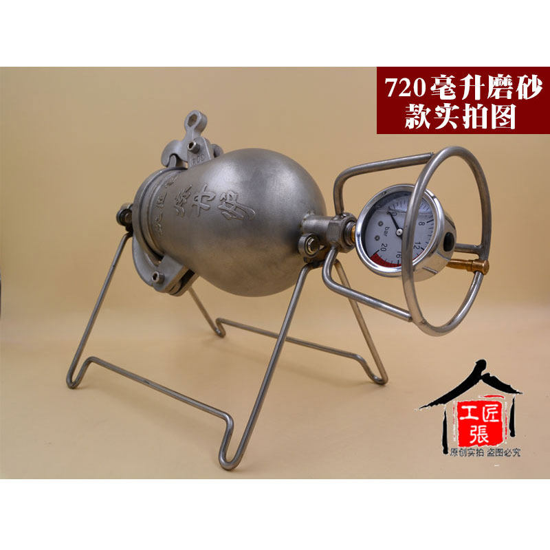 爆米花机小型家用304不锈钢迷你手摇大炮式720ml500ml爆米花机