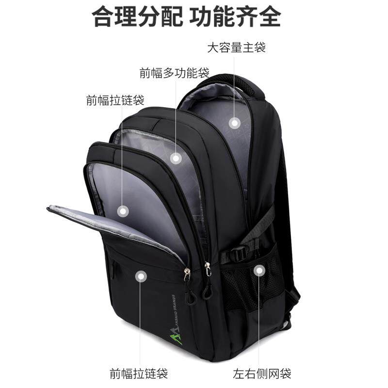 男士旅行双肩包女旅游轻便双肩揹包男款2024新款大容量外出行李包