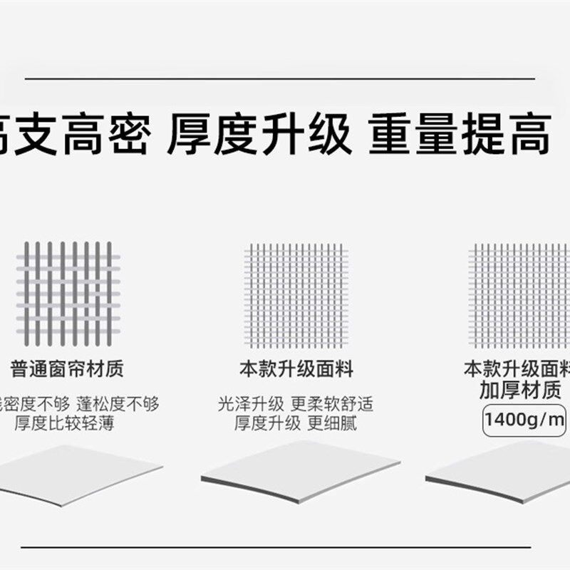 2024新款加高加长雪尼尔遮光窗帘布自建房挂钩式绍兴柯桥定制窗帘