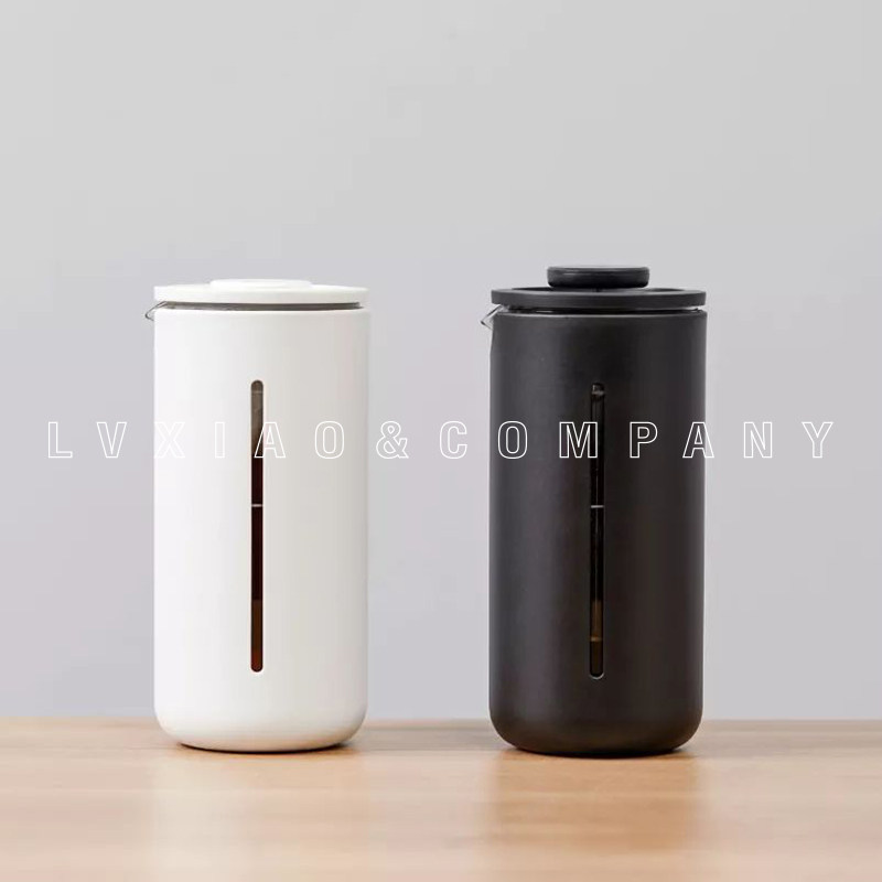 泰摩 小U法压壶 法式家用耐热玻璃咖啡机 手冲过滤咖啡器具 450ML