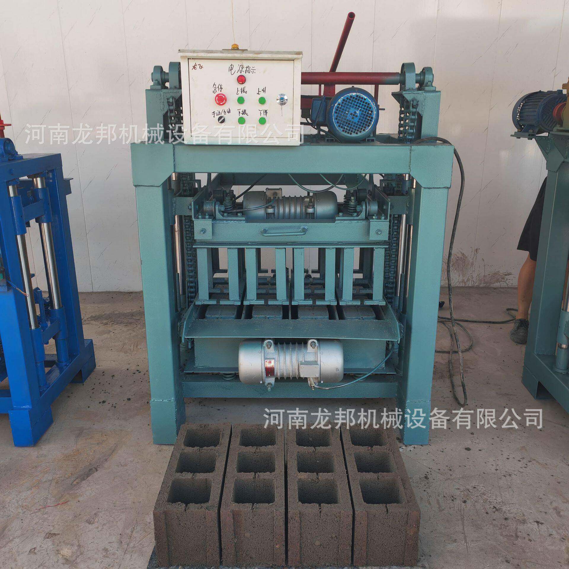 价格便宜水的混WRP凝土砌块成半型机 自动泥生产线 空砖心砖制砖